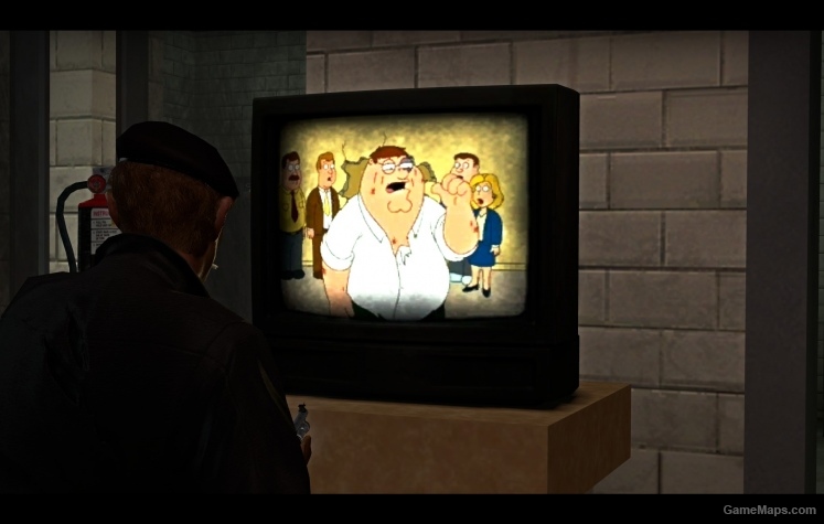 Peter vs Chicken on TV