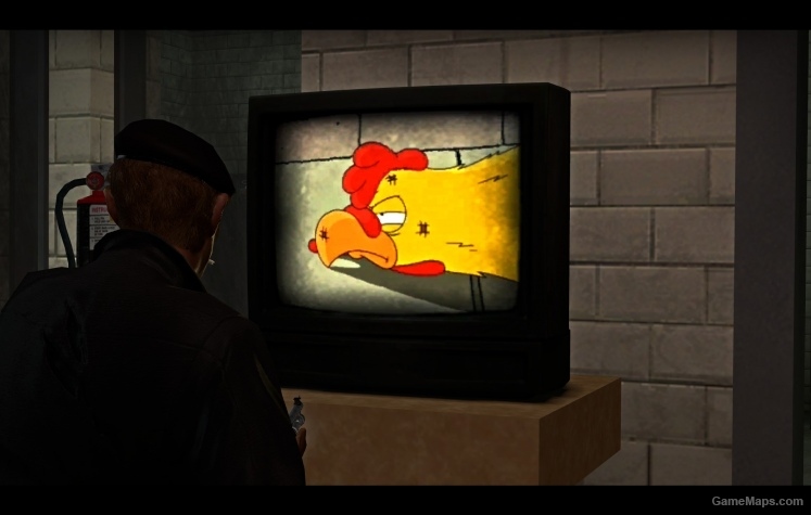 Peter vs Chicken on TV