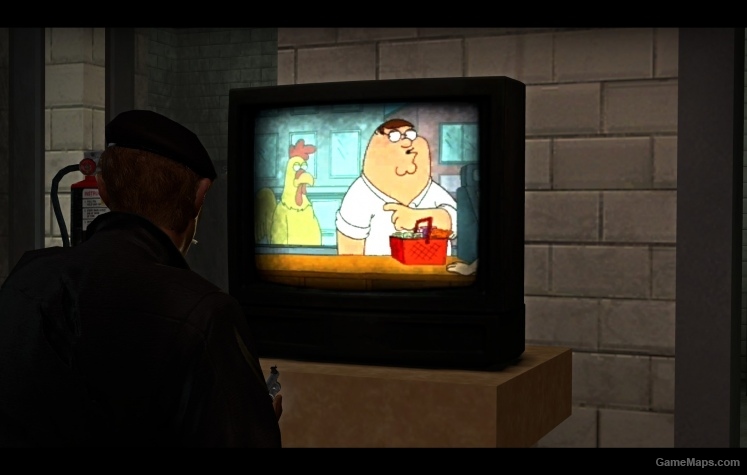 Peter vs Chicken on TV