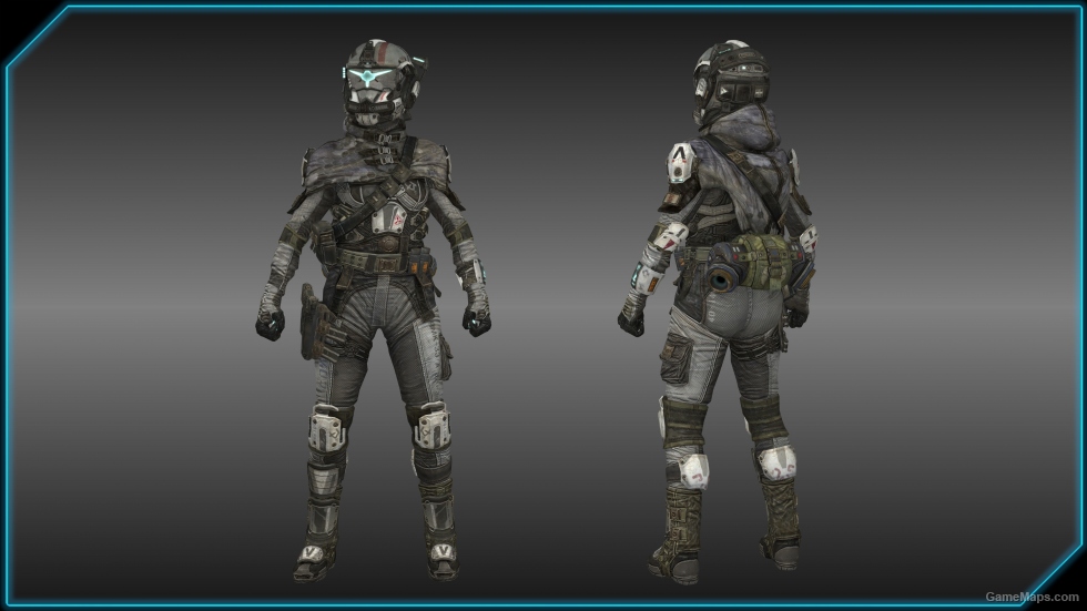 A FEMALE Pilot (A) from TitanFall replaces the survivor ROCHELLE.