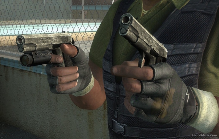 Pistol, Old Worn 1911