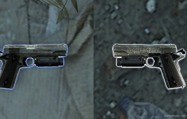 Pistol, Old Worn 1911