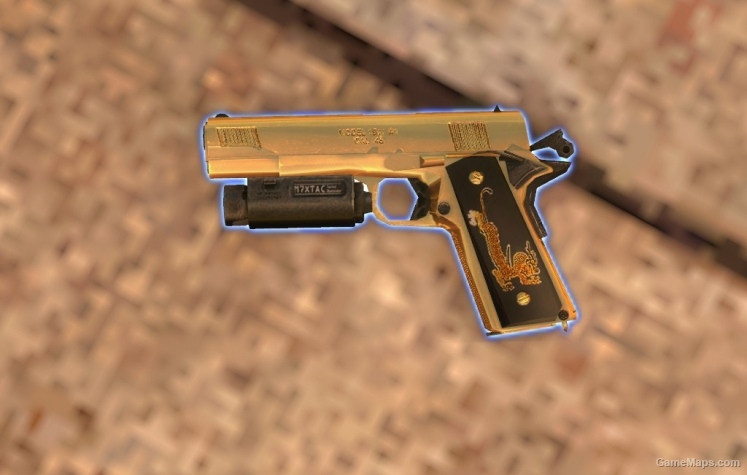 1911 custom gold