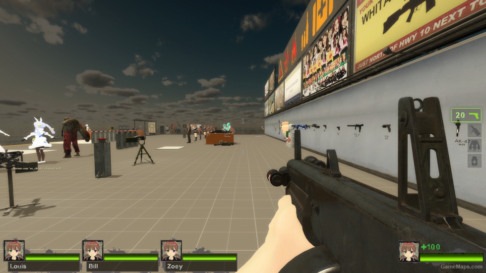 Pistol Replace AA-12 shotgun (dual pistols)