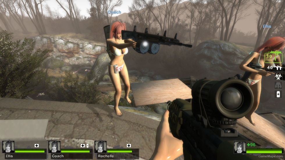 Pistol Replace AA-12 shotgun (dual pistols)