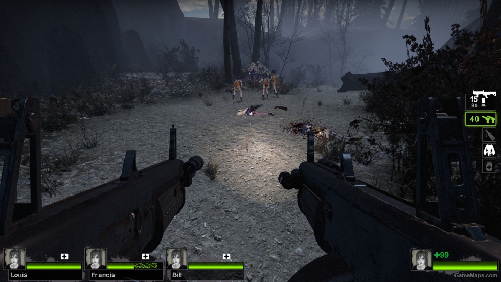 Pistol Replace AA-12 shotgun (dual pistols)
