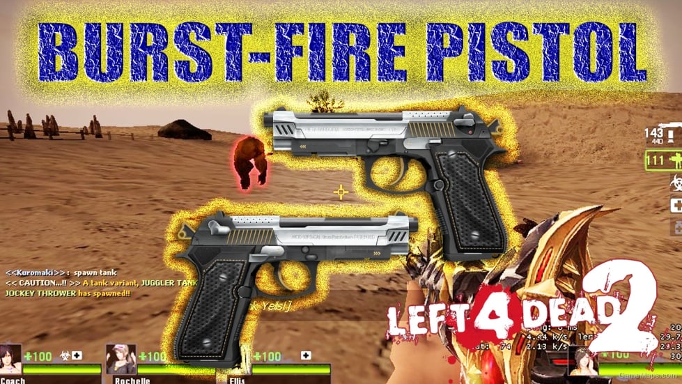 Pistol with Burst Fire (Vscript)