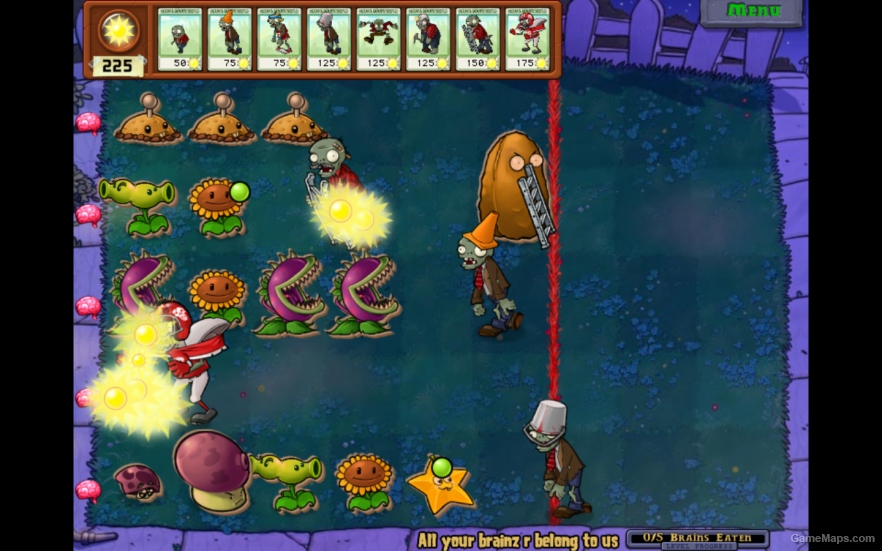 Plants vs zombies Cerebrawl song (Left 4 Dead 2) GameMaps