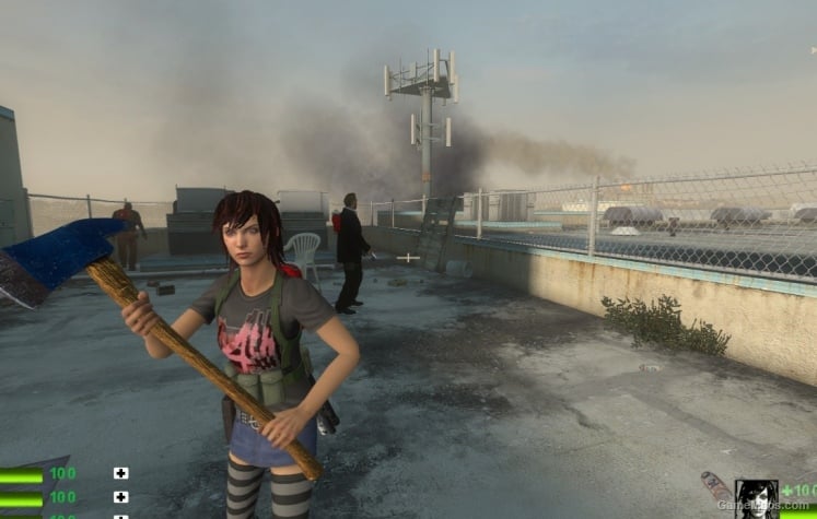 PLAY as teenangst zoey in l4d2 campaines