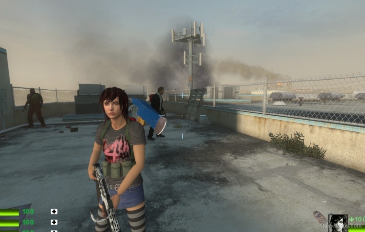PLAY as teenangst zoey in l4d2 campaines