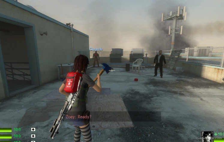 PLAY as teenangst zoey in l4d2 campaines