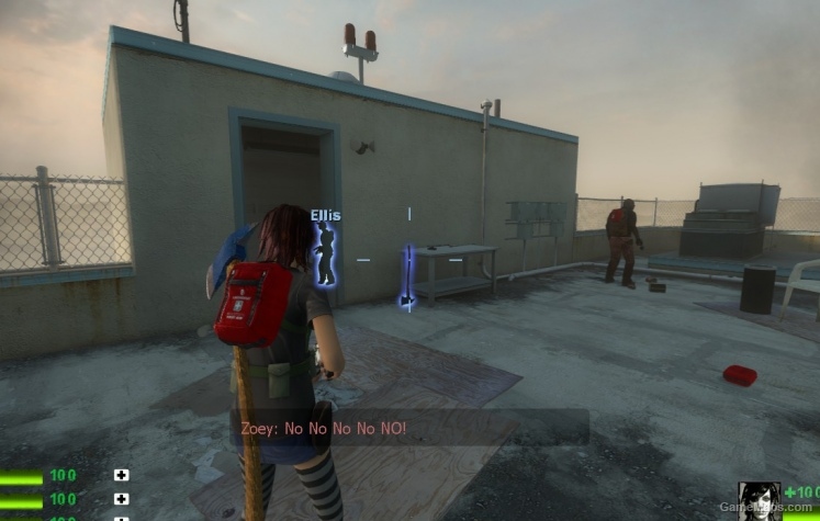 PLAY as teenangst zoey in l4d2 campaines