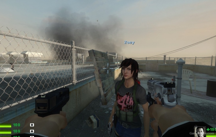 PLAY as teenangst zoey in l4d2 campaines