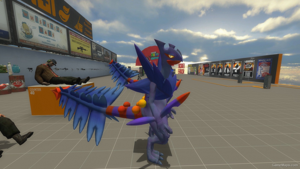 Pokken Tournament Mega Sceptile 2P Variant (Francis)