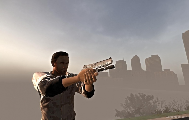 Police Tactical Chrome IMI Desert Eagle