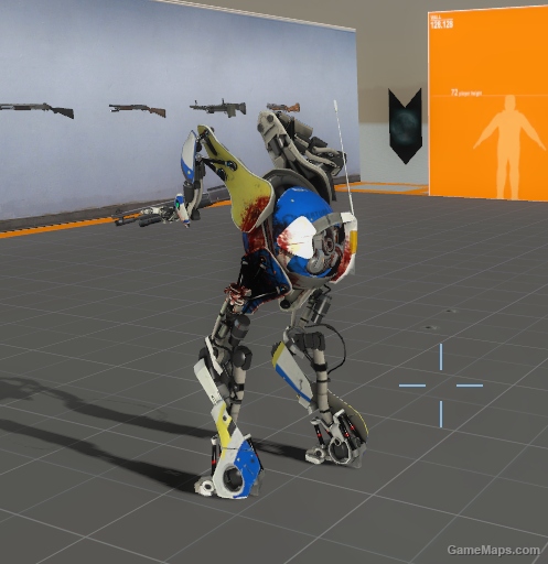 Portal 2 Atlas over Franics (Space skin)