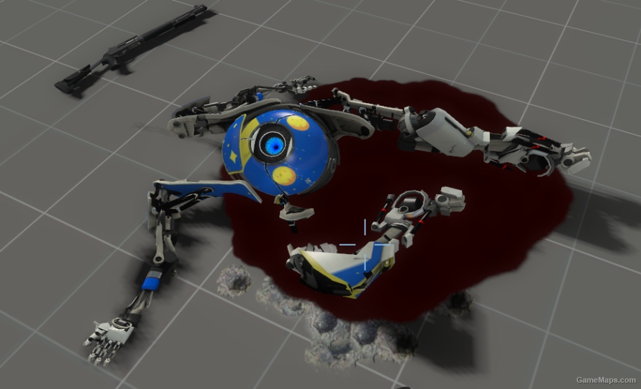 Portal 2 Atlas over Franics (Space skin)