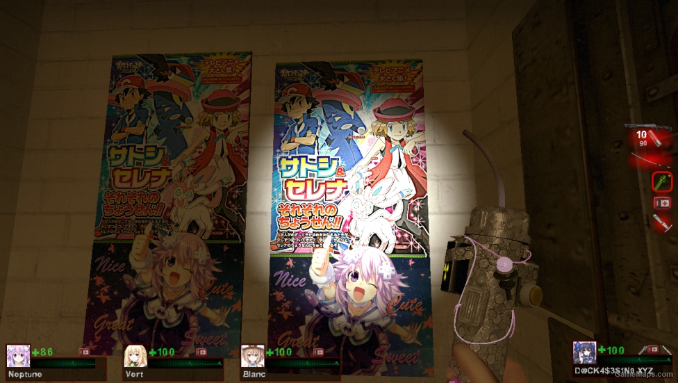 posters concert (pokemon xyz, hyperdimension neptunia)