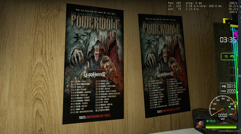 Powerwolf 2019 tour (Concert mod)