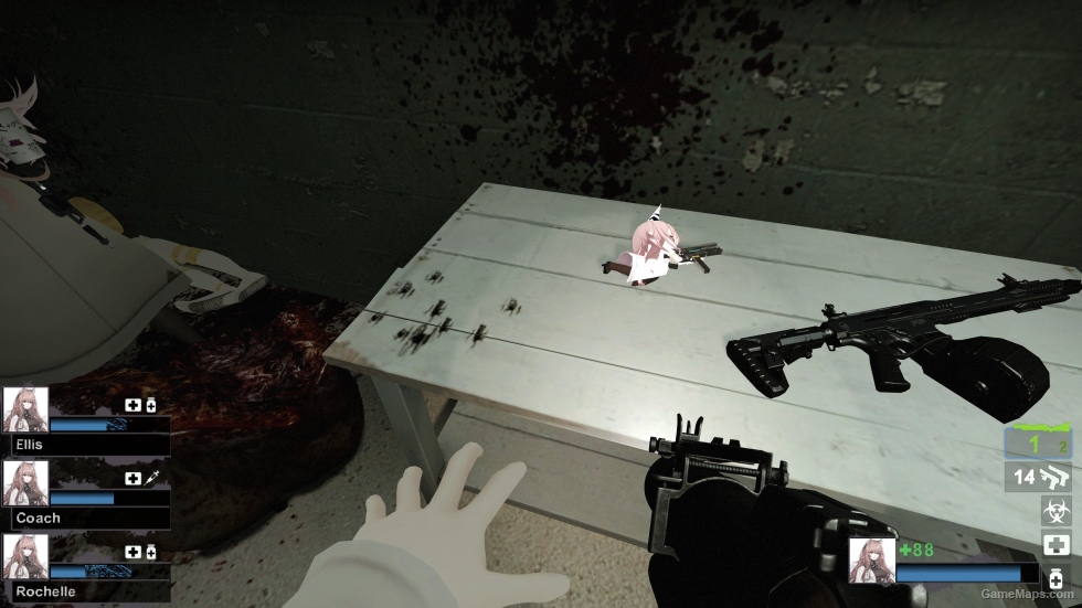 Project Neural Cloud perisicaria handgun replace m16 v2 (M16A2)