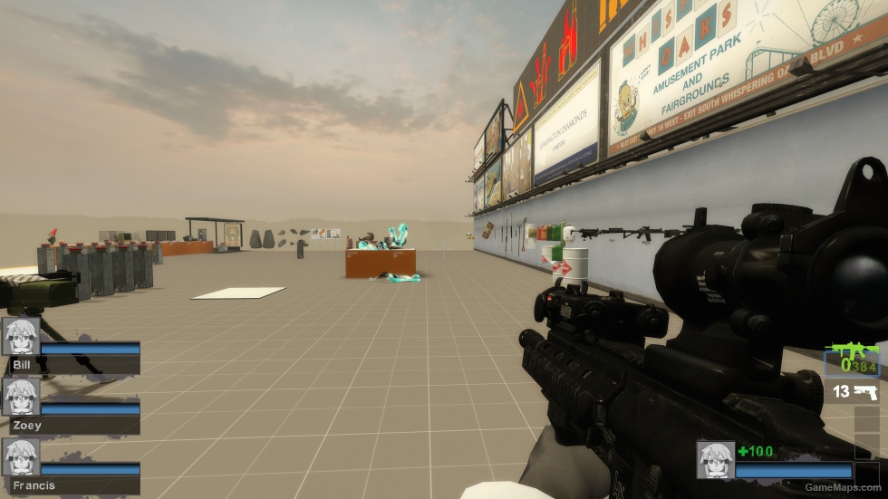 PUBG - Custom Black HK-416 [Desert Rifle] (request)