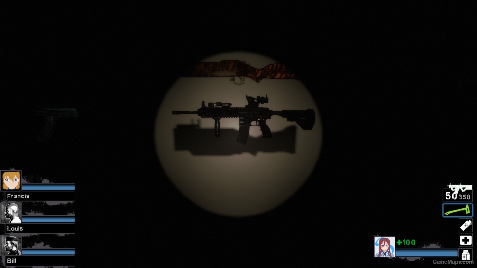 PUBG - Custom Black HK-416 [M16A2] (request)