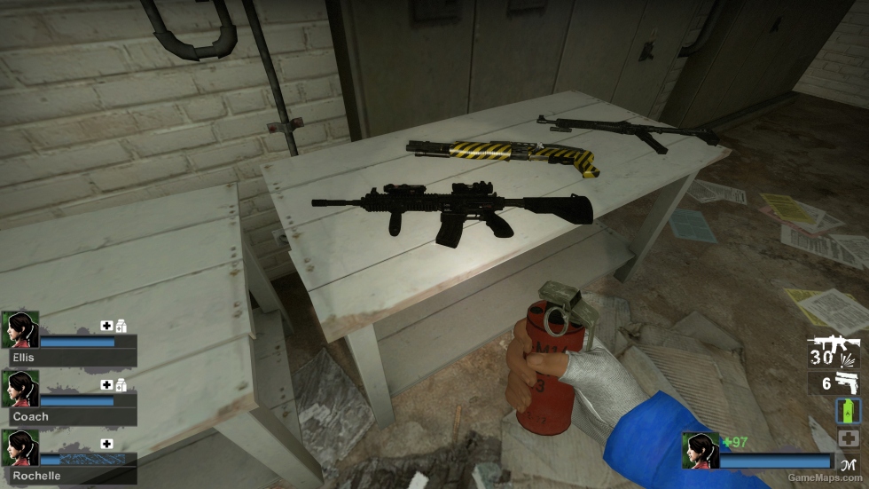PUBG - Custom Black HK-416 [M16A2] (request)