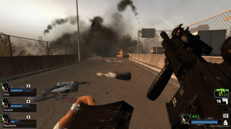 PUBG - Custom Black HK-416 [M16A2] (request)