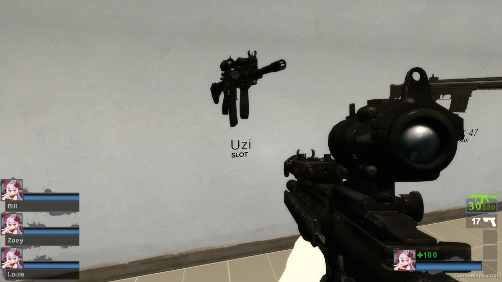 PUBG - Custom Black HK-416 [uzi] (request)