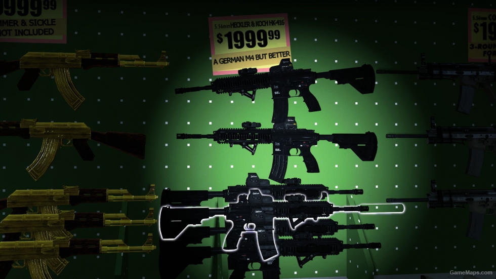 PUBG - Tactical Black HK-416 [M16]