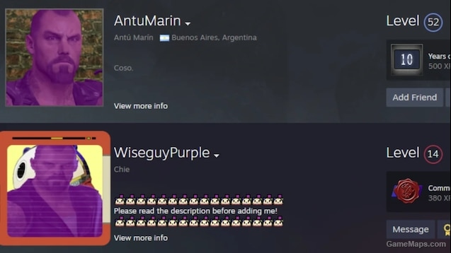 Purple Francis (Cut L4D Content)