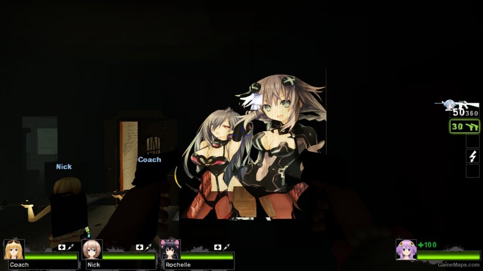 Purple Heart and Iris Heart Flashlight (Mod) for Left 4 Dead