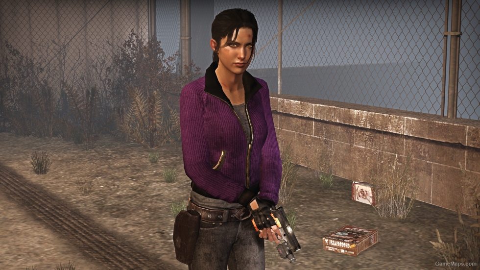 Purple Sweater Zoey Body with Gloves