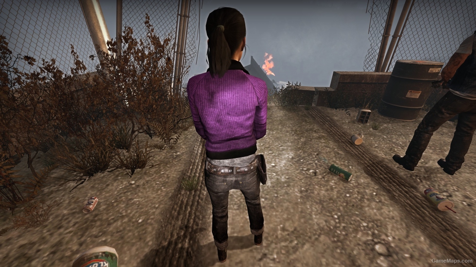 Purple Sweater Zoey Body with Gloves