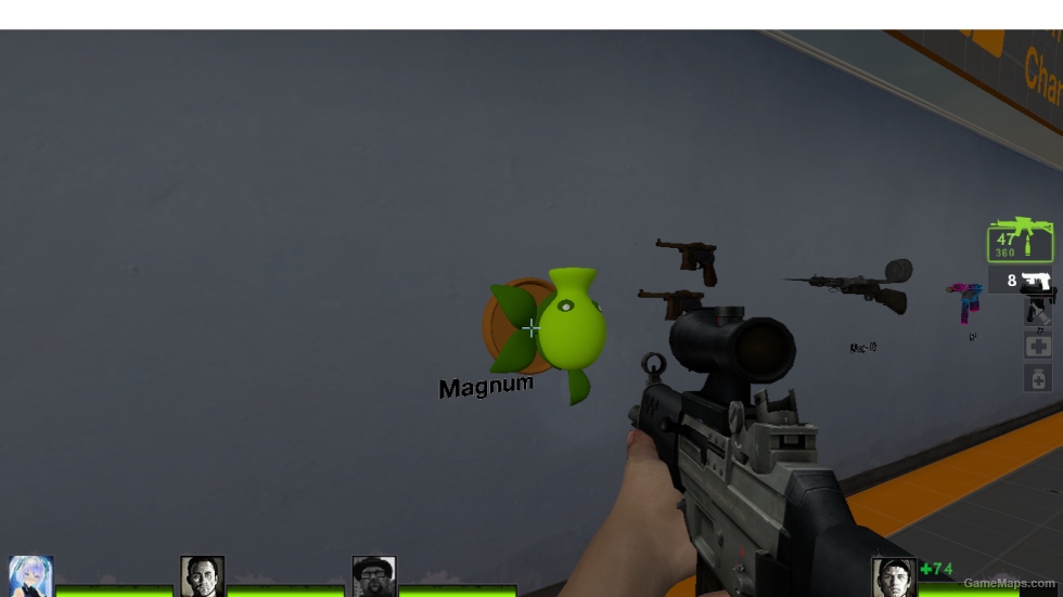 pvz pea shooter remplaces magnum