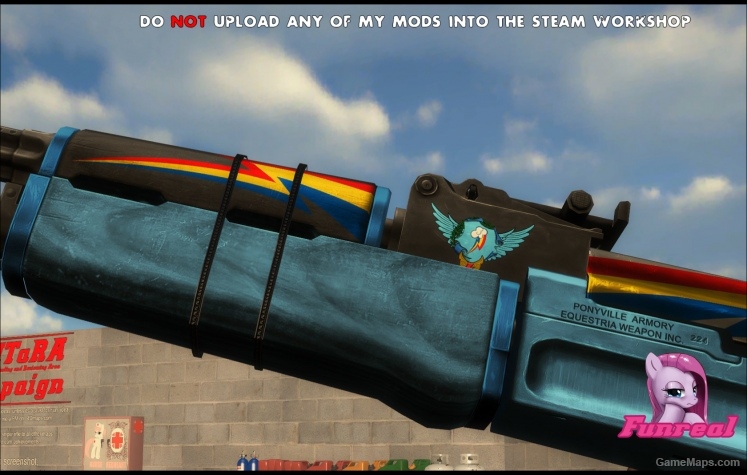 Rainbow Dash AK47 (HyperMetal anims)