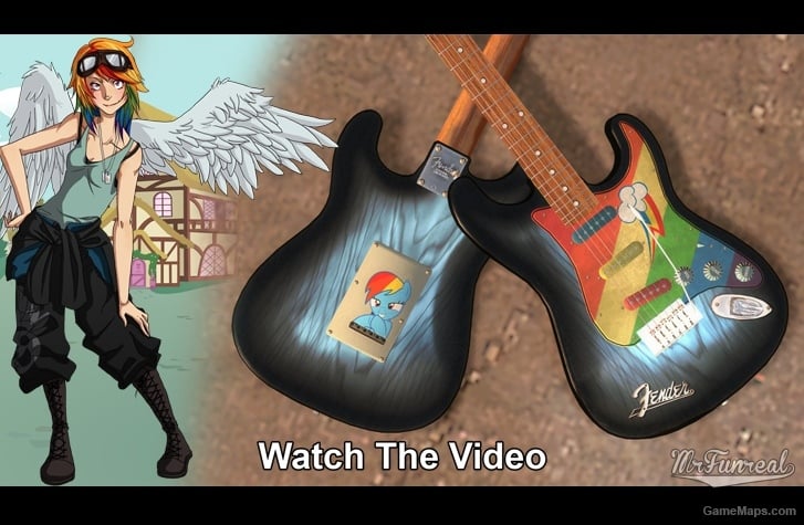 Rainbow Dash Fender Stratocaster