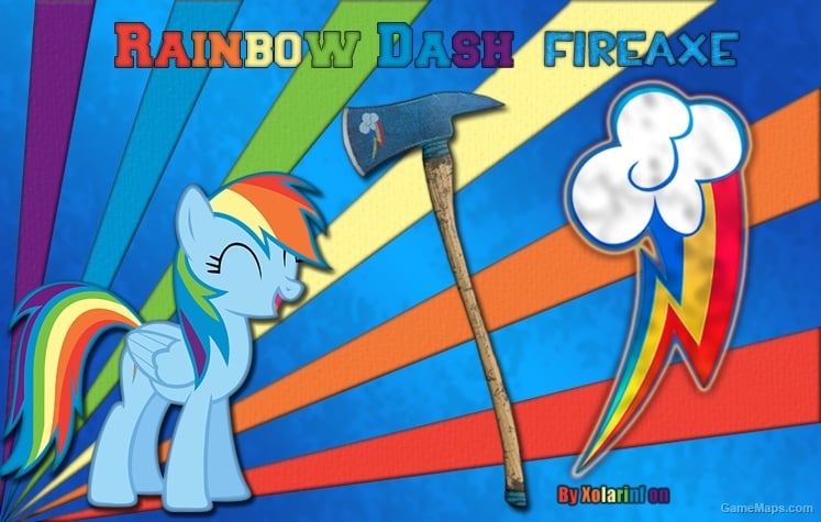 Rainbow Dash fireaxe