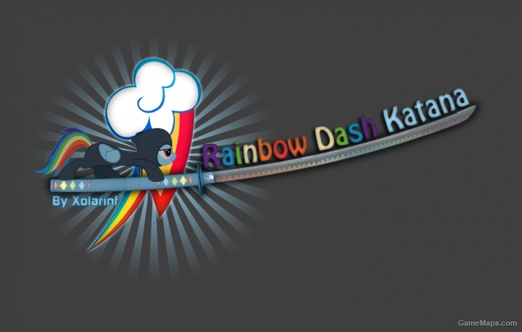Rainbow Dash Katana
