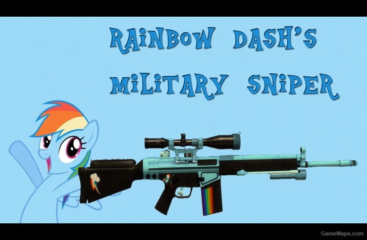 Rainbow Dash's Military Sniper