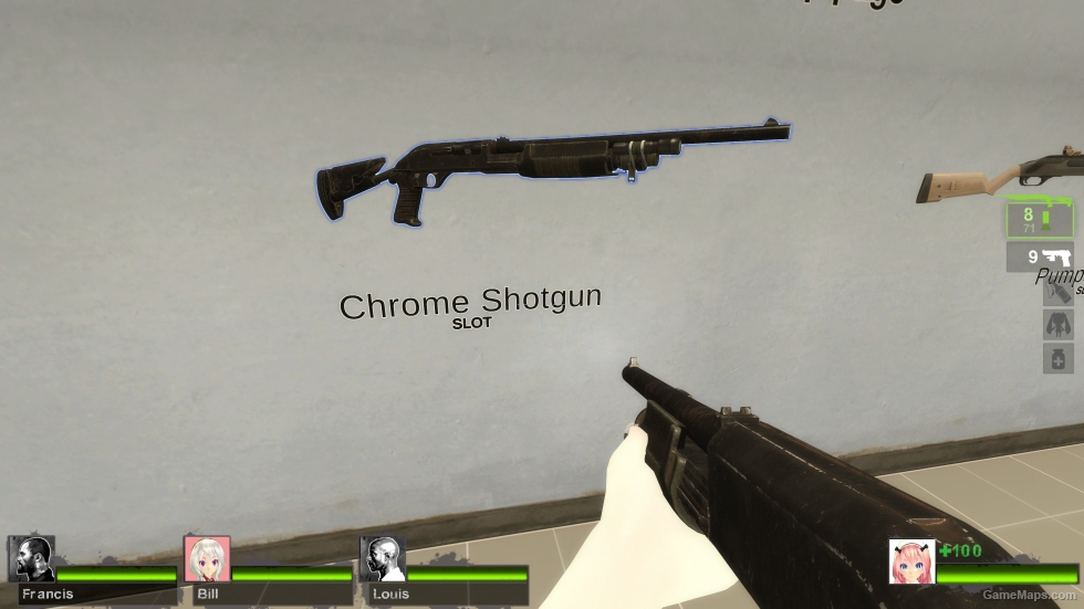 RE3 Remake Benelli M3 Super 90 with Collapsing Stock (Chrome Shotgun) v4 [Sound fix Ver] (request)
