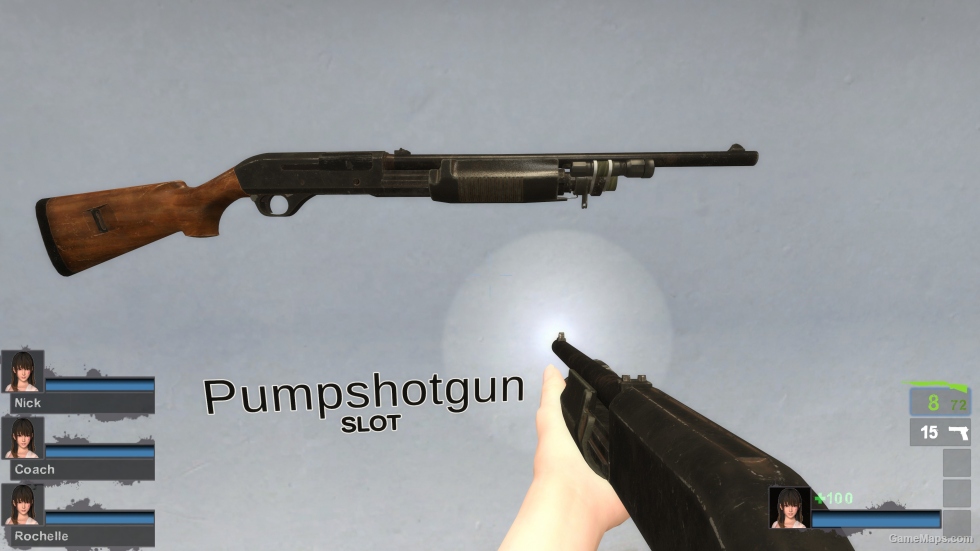 RE3 Remake Benelli M3 Super 90 with Wooden Stock v5 (Wooden Shotgun) [Sound fix Ver] (request)