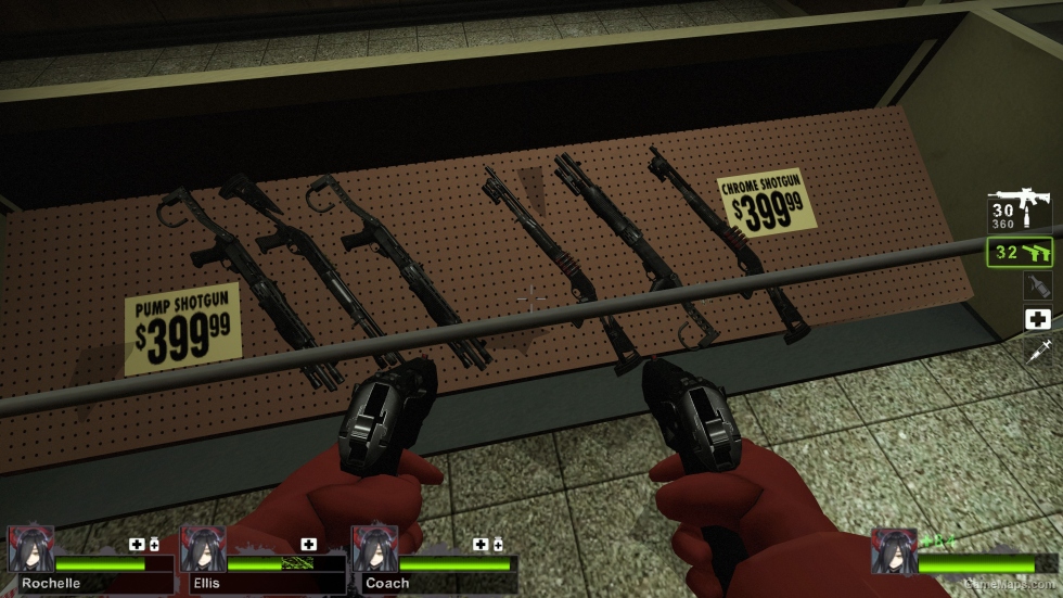 RE3 Remake Benelli M4 Super 90 hybrid (chrome shotgun) [request]