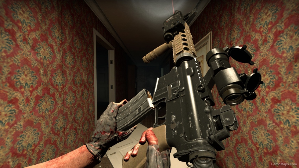RE3 Remake Colt Model 933 Tan with Aimpoint (Desert Rifle)