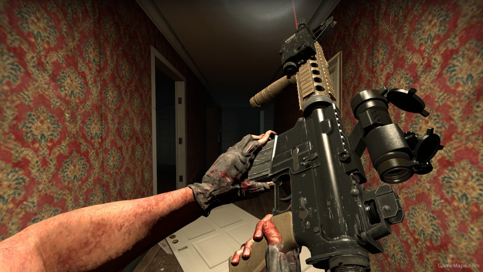 RE3 Remake Colt Model 933 Tan with Aimpoint (Desert Rifle)