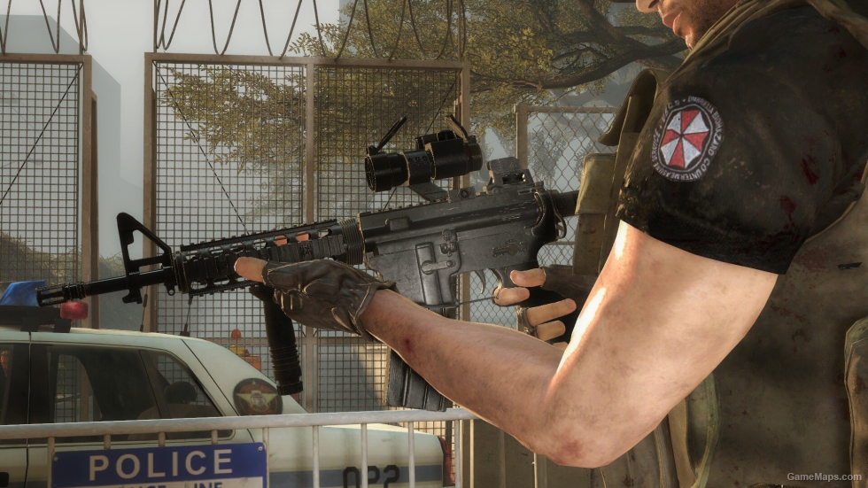 RE3 Remake Colt Model 933 with Aimpoint & Ergo Grip (M16)