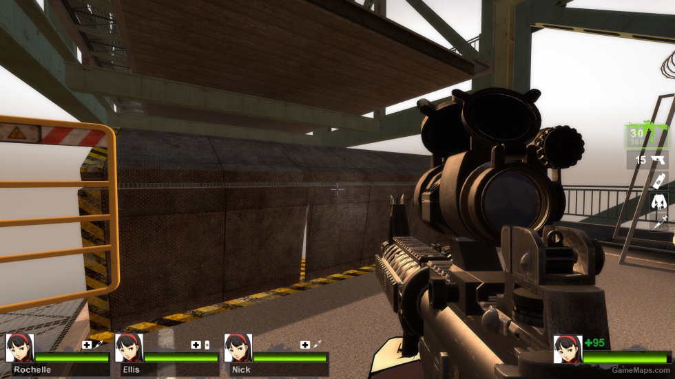 RE3 Remake Colt Model 933 with Aimpoint & Ergo Grip (M16) v2