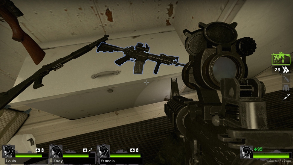 RE3 Remake Colt Model 933 with Aimpoint & Ergo Grip (M16) v2