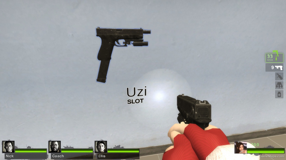 RE3 Remake Glock 18 Machine Pistol (UZI SMG) v3 (request)