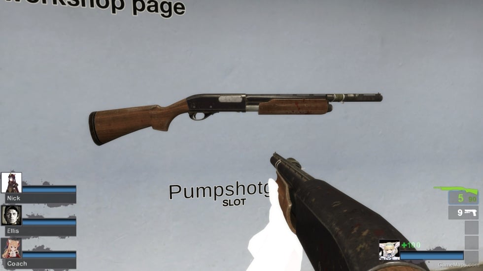 RE3 Remake Remington 870 Express Field Gun (Wooden Shotgun) v3 (request)